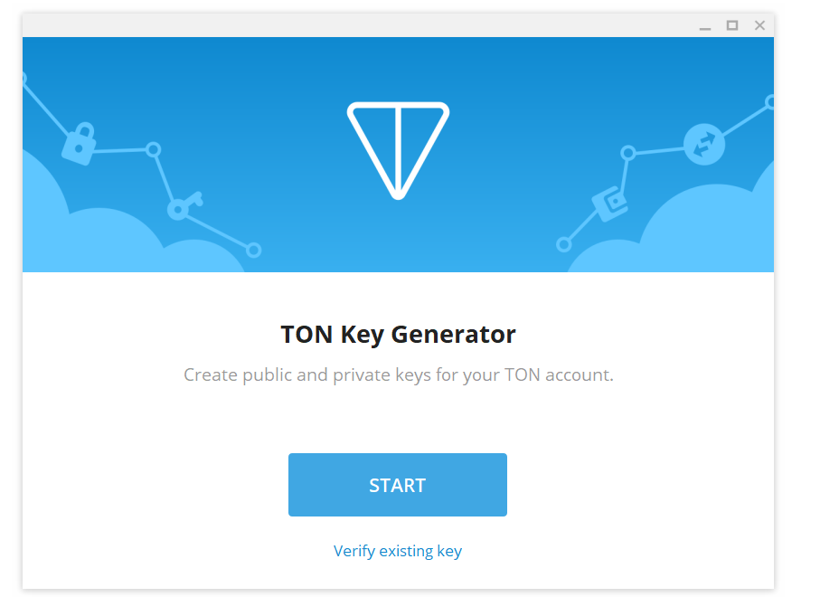 TON Key Generator 4 - регистрация в Grams Wallet